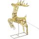 2. REINDEER LIGHT DECORATION WITH BOW 50X88CM 720LED