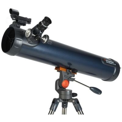 5. Celestron LT 76AZ Reflector 35x Black, Blue