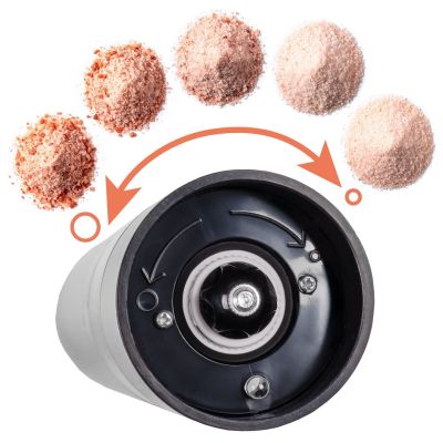 17. ELDOM ELECTRIC PEPPER AND SALT GRINDER MP24 GRIND SILVER
