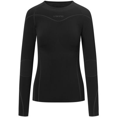 4. Women's thermal underwear Viking Base Layer Gaja 3/4 Set – black, size: L