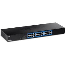 TRENDnet TEG S25 - Switch - 24 x 10/100/1000 - Rack mountable