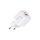 Equip 245536 Mobile Device Charger Universal White AC Fast Charging Internal