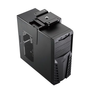 6. LogiLink EO0030 Computer Holder CPU Holder Under Desk Black