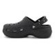 4. CROCS CLASSIC PLATFORM GLITTER CLOG W BLACK 207241-001