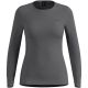 Odlo ACTIVE WARM BL TOP crew neck long sleeve women's thermal shirt l/s gray M