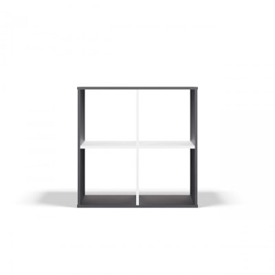 7. MALAX SHELVING 2X2 ANTHRACITE/WHITE