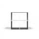 7. MALAX SHELVING 2X2 ANTHRACITE/WHITE