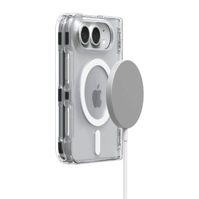 4. Spigen Ultra Hybrid Pro MagSafe Case for iPhone Duo - Clear and White