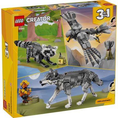 2. LEGO Creator 3in1 31393 - Forest Animals: Gray Wolf