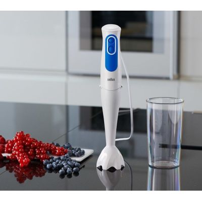 6. Braun MQ 3000 Smoothie 0.6 l Immersion Blender 700 W Blue, White