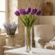 10. PURPLE TULIP 31CM LIFE-LIKE SPRING DECORATION