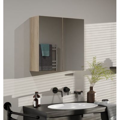 5. POLA BATHROOM CABINET 2 DOORS MIRROR SONOMA