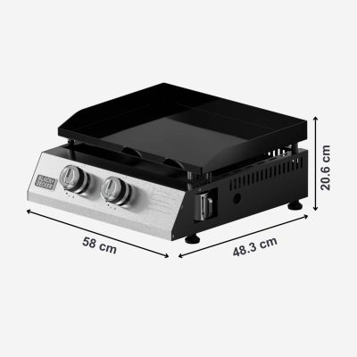 2. Black+Decker BXOP4900E 2-burner gas grill