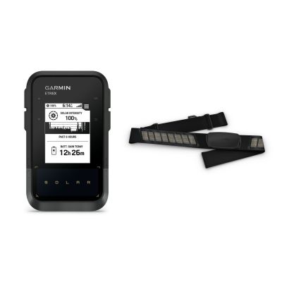 9. Garmin eTrex SE GPS Solar Black/Gray + Garmin HRM Dual Sensor