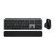 4. Logitech Master MX Keys S Combo for Mac Keyboard Mouse Included Home/Office RF Wireless + Bluetooth QWERTY American International Aluminum, Black