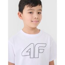 Boy's printed T-shirt 4F Junior 4FJWMM00TTSHM2331-10S