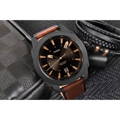 5. FOSSIL Machine FS5972 Men's Watch + BOX