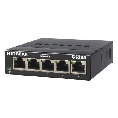 2. Netgear GS305-300PES 5p Unmanaged Gigabit Switch