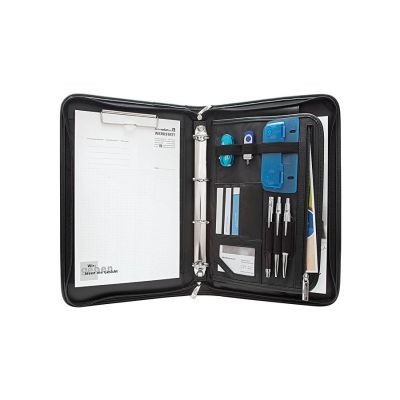 2. Wedo 58 5001 Organizer, Leather, Nylon, Black