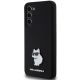2. Karl Lagerfeld Silicone Choupette Metal Pin case for Samsung Galaxy S23+ - black