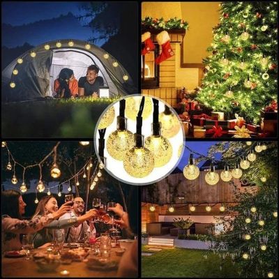 9. SOLAR GARDEN LAMP GARLAND SOLAR CHAIN 4.9M 40LED WARM WHITE