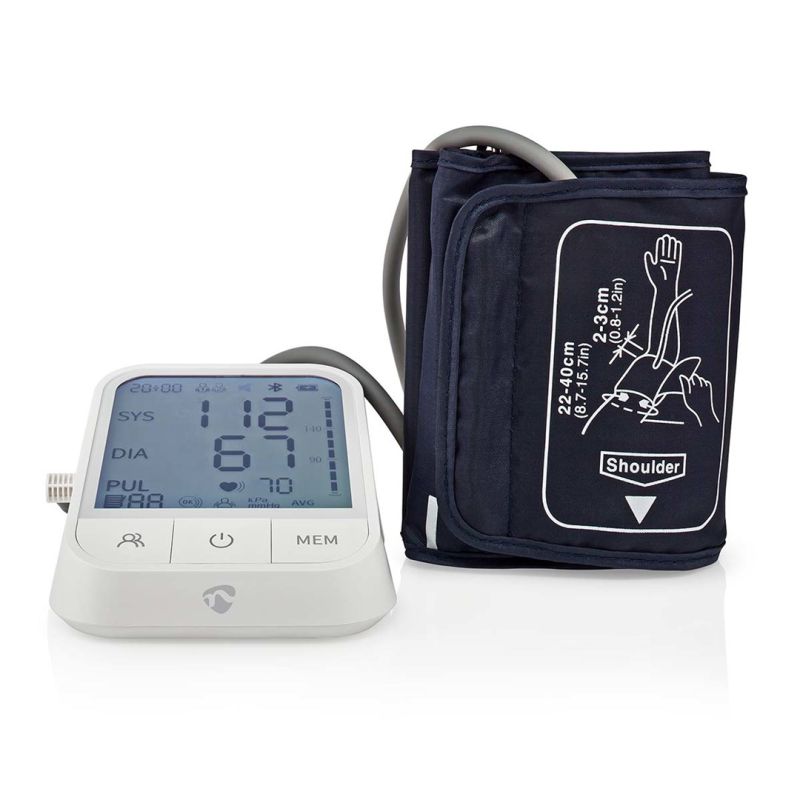2. Nedis BTHBP10WT Blood Pressure Monitor Forearm Automatic 1 user