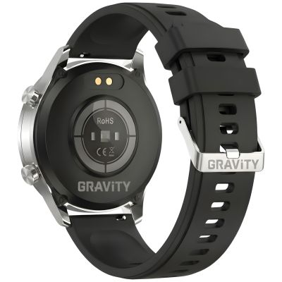 12. Smartwatch Gravity Silver Bracelet + Strap GT10-6