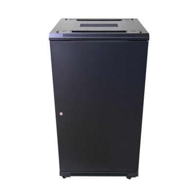 5. Extralink Rack Cabinet 22U 600x800 Black Floor Standing