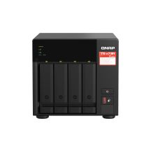 Qnap TS-473A-8G, Tower, 4 x 2.5"/3.5" SATA , AMD Ryzen V1500B 4C/8T, 8GB DDR4 (Max. 64GB), 2 x 2.5GbE, optional 10GbE, Single PSU, 250W