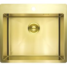 Single-bowl steel sink