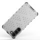 8. Honeycomb case for Samsung Galaxy S23+ armored hybrid cover transparent