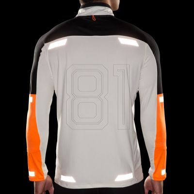 3. Brooks Running Run Visible 1/2 zip 2.0 sweatshirt 211516167