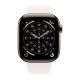 3. Apple Watch Series 11 GPS + Cellular 46mm Gold Titanium Case with Light Blush Sport Band - M/L (MFD64ZR/A)