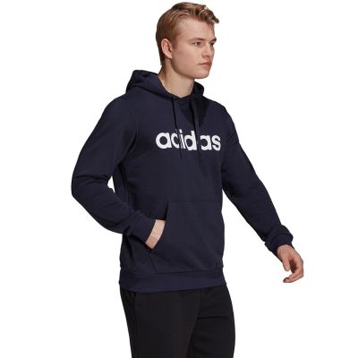 10. adidas Essentials French Terry Linear Logo Hoodie M GK9066