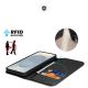 4. Dux Ducis Hivo Samsung Galaxy S25 Edge Case with Flip and RFID Protection - Black