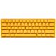 Ducky One 3 Yellow Mini Gaming Keyboard USB German Yellow