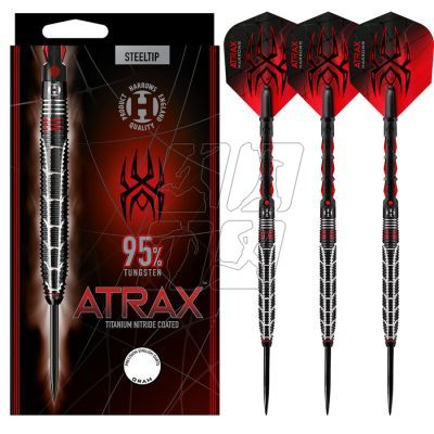 15. Harrows Atrax 95% steeltip darts