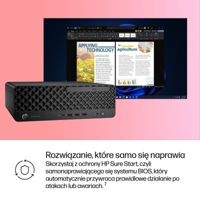 24. HP ProDesk 4 SFF G1i AI PC Intel Core Ultra 5 225 16GB DDR5-SDRAM 512GB SSD Windows 11 Pro Black