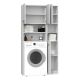 4. MARPOL BATHROOM SET SHELF CABINET WHITE