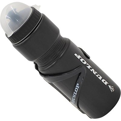 51. DUNLOP 750ML BICYCLE BOTTLE WITH CAGE BLACK