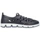 34. Leather openwork shoes Rieker W RKR652, navy blue