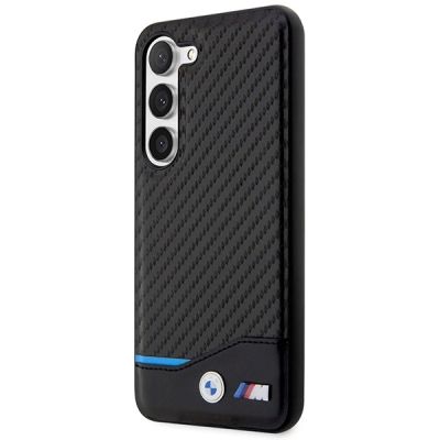 2. BMW Leather Carbon case for Samsung Galaxy S23+ - black