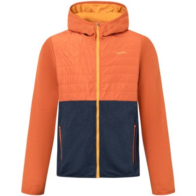 VIKING Creek Hoodie Bamboo Man Jacket with Zip-Up Hood, Orange Size M