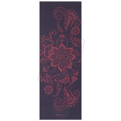 13. Gaiam Premium Auabergine Swirl 6mm 62892 yoga mat