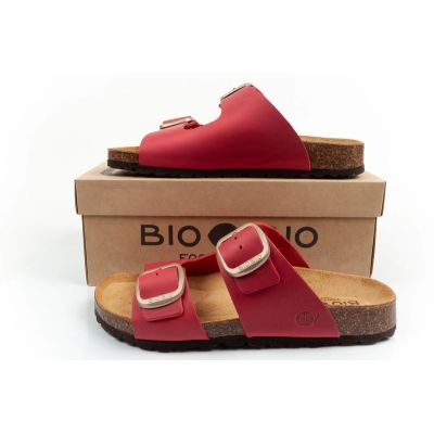 9. Bio Bio Women's slippers, profiled flip-flops, natural leather