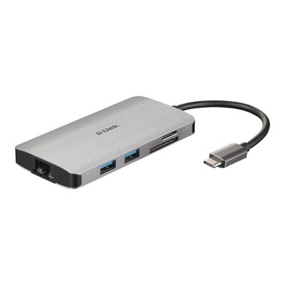 D-Link DUB-M810 Wired Docking Station USB 3.2 Gen 1 (3.1 Gen 1) Type-C Aluminum