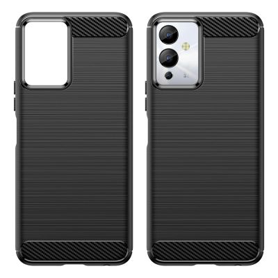 8. Carbon Case case for Infinix Note 12i flexible silicone carbon cover black