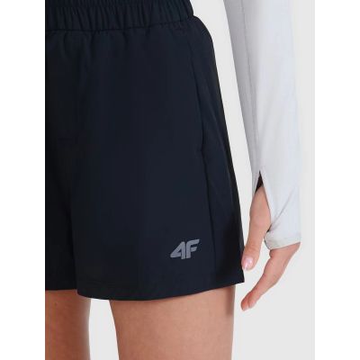 3. Women's trekking shorts with a detachable pouch 4F 4FWSS25TFSHF0953-20S