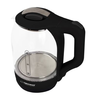 6. Esperanza YUKON EKK025K electric kettle (1500W 1.7l; transparent)