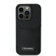 3. Karl Lagerfeld Cardslots Monogram iPhone 16 Pro Max Case - Black